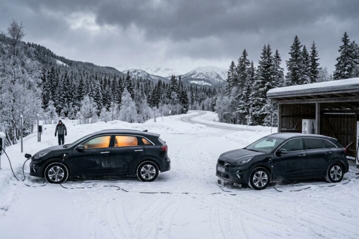 Heat Pump vs Resistive Heating: Impact on Winter Range Across Models